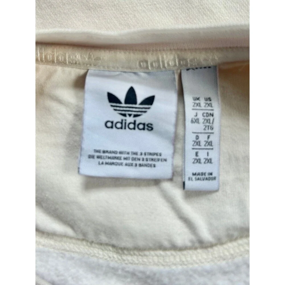Adidas Men’s Trefoil Essentials Crewneck Sweatshirt Sweatpants Jumpsuit Set